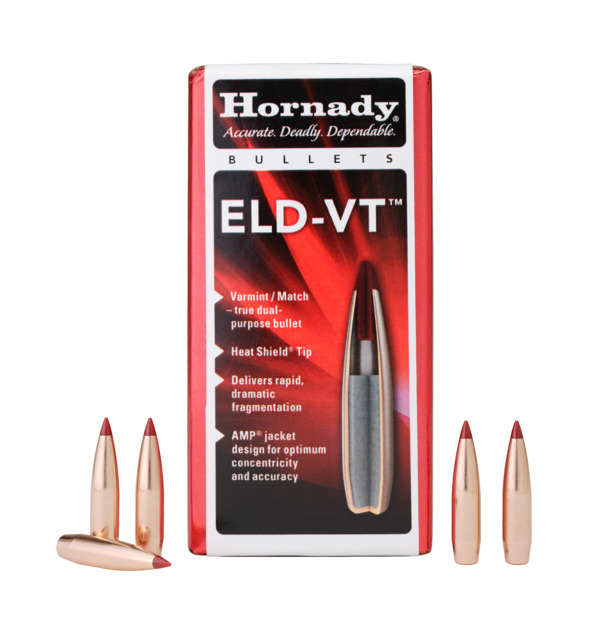 Ogives Hornady Cal .224 62 gr ELD-VT™ (boite de 100) – Armurerie Douillet